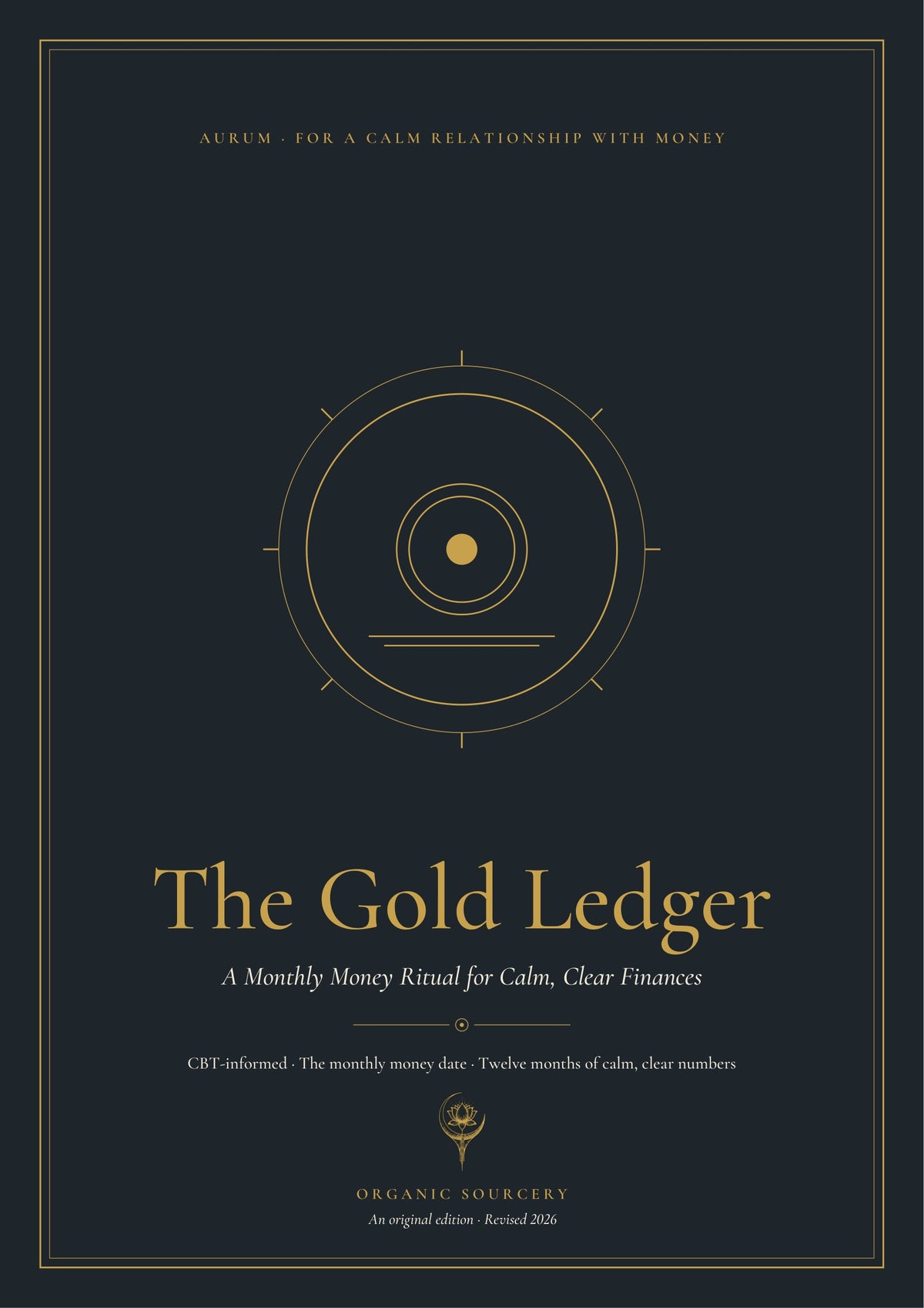 The Gold Ledger | A Monthly Money Ritual for Calm, Clear Finances